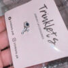 DELICATE BLUE FLOWER NOSE RING - Image 4