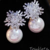SlLVER STERLING ZIRCON SNOWFLAKES - Image 3