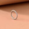 SILVER SWIRL NOSE RING - Image 4
