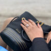 ZIRCON STONE RING - CHAMPAGNE