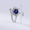 DELICATE BLUE STONE NOSE RING