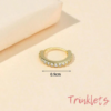 SOLID GOLDEN ZIRCON NOSE RING - Image 3