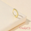 SOLID GOLDEN ZIRCON NOSE RING - Image 2